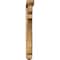Ekena Millwork Olympic Arts and Crafts Smooth Bracket w/ Offset Brace, Western Red Cedar, 5 1/2"W x 36"D x 48"H BKT0604X36X48OLY03SWR - alternate 3